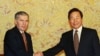1995년 헝가리 기알라 호른 총리(왼쪽)와 한국 김영삼 대통령의 정상회담. 양국은 1989년 정식 수교 관계를 맺었다. (자료사진) 