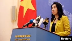 Người phát ngôn Bộ Ngoại giao Việt Nam Lê Thị Thu Hằng.