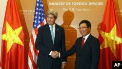 Thỏa thuận hạt nhân được Ngoại trưởng Mỹ John Kerry và Phó Thủ tướng kiêm Bộ trưởng Ngoại giao Việt Nam Phạm Bình Minh ký kết hồi tháng 10 năm ngoái bên lề Hội nghị thượng đỉnh Đông Á tại Brunei.