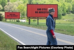 Frances McDormand stars as a mother who goes to war with police in her town after her daughter's murder in the film, "Three Billboards Outside Ebbing, Missouri.''