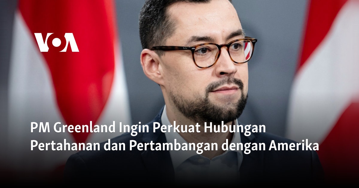 PM Greenland Ingin Perkuat Hubungan Pertahanan dan Pertambangan dengan Amerika