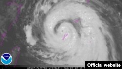 NOAA image of Typhoon Bolaven, August 26, 2012