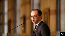 Heiko Maas, à Berlin, le 12 avril 2018.