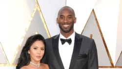 Vanessa Bryant e Kobe Bryant nos Oscars em 2018. Kobe ganhou um Oscar por Dear Basketball