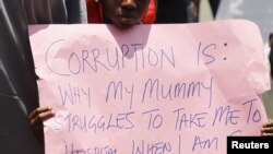 Manifestation contre la corruption au Nigeria (Reuters)