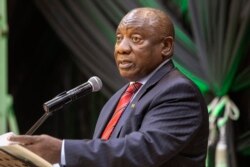 Rais wa Afrika Kusini Cyril Ramaphosa