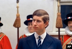 FILE - Prince Charles is seen in London, in a March 25, 1968, photo.