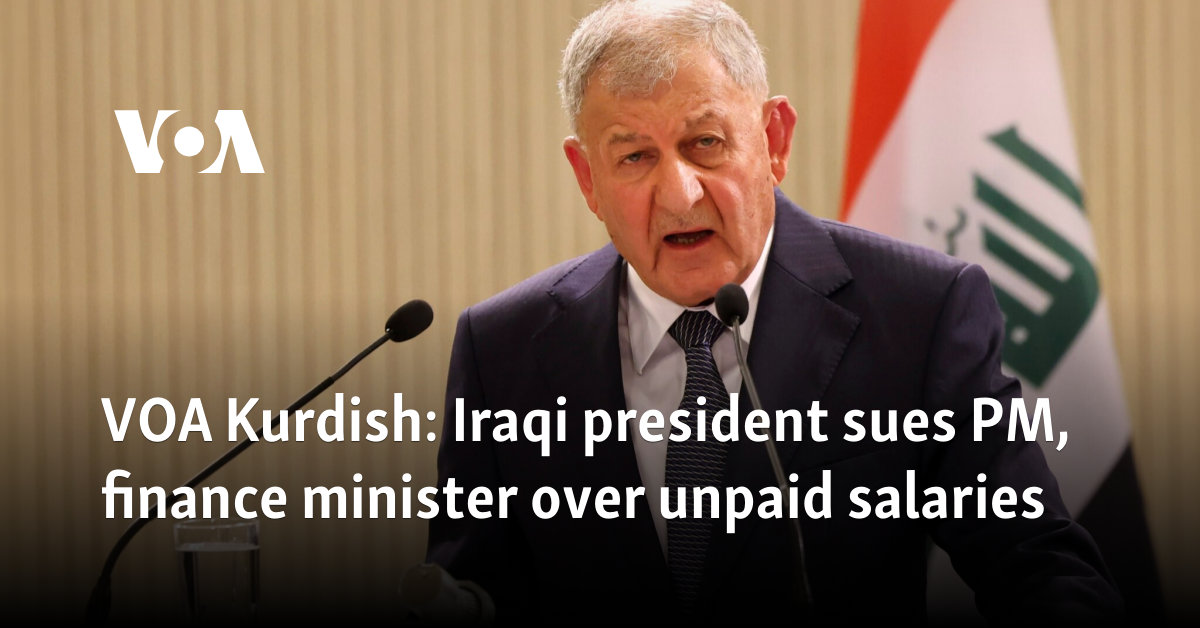 Iraq President Sues PM Over Delayed KRG Salaries