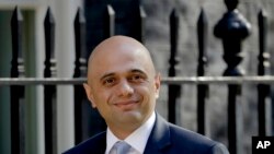 Sajid Javid wezîrê navxwe yê Brîtanya