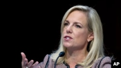 Kirstjen Nielsen, ministre de la Sécurité intérieure des Etats Unis, le 16 Janvier 2018.