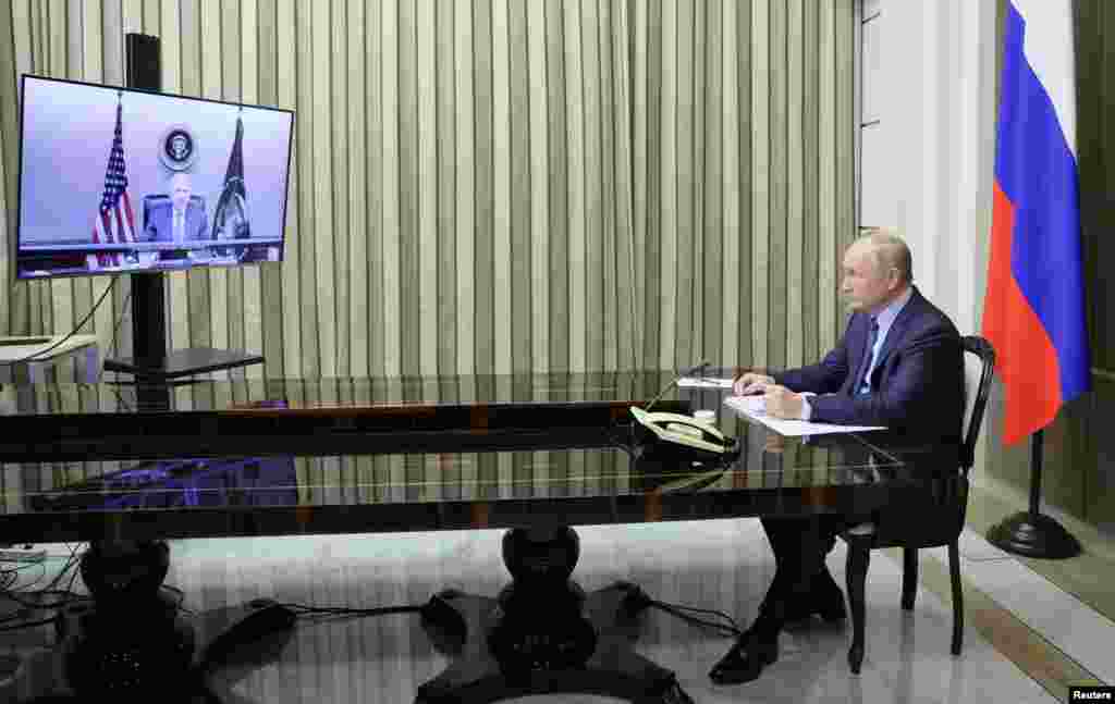 Rusiya Prezidenti Vladimir Putin və ABŞ Prezidenti Co Bayden görüşü