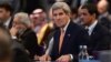FILE - U.S. Secretary of State John Kerry attends the "Supporting Syria and the Region" conference in London, Feb. 4, 2016. Kerry plans to meet with State Department employees who submitted a cable calling for a more muscular U.S. Syria policy.