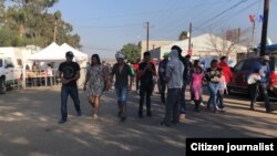 Caravana de migrantes en Tijuana