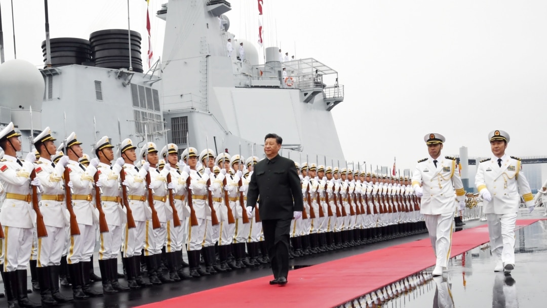 中国举办解放军海军建军70周年阅兵
