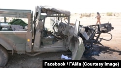 Au moins quatorze soldats maliens ont été tués samedi lors d'une attaque contre leur camp militaire dans le noed du Mali, a annoncé l'armée malienne en évoquant une action de "terrorisme", 27 janvier 2018. (Facebook/FAMa)
