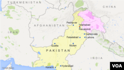 Pakistan map