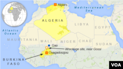 Air Algerie wreckage site