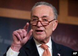 Chuck Schumer, demócrata por Nueva York,líder de la minoría del Senado de EE.UU.