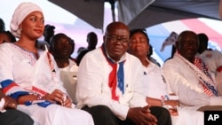 Opposition presidential candidate Nana Akufo-Addo during his final campaign rally in Accra, December 5, 2012.