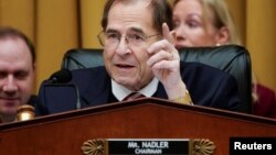 Chairman of the House Judiciary Committee Jerrold Nadler (D-NY) speaks during a mark up hearing on Capitol Hill in Washington, March 26, 2019. 