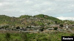 Une vue générale sur la région minière de Manyara, en Tanzanie, le 31 mai 2008.