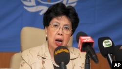 Margaret Chan, direktur jenderal Badan Kesehatan Dunia (WHO).