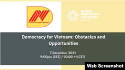 Chủ đề cuộc hội thảo. Photo globaldemocracycoalition.org