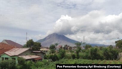 Gunung Sinabung Erupsi Lagi