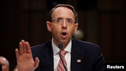 El vicefiscal general, Rod Rosenstein, ha estado en el cargo durante casi dos años, tiempo durante el cual supervisó la investigación del fiscal especial Robert Mueller después de que el entonces fiscal general Jeff Sessions se recusara. 