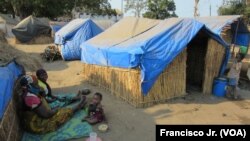 Cabo Delgado, centro de acolhimento de deslocados Escola Primária do Bairro 3 de Fevereiro, Metuge