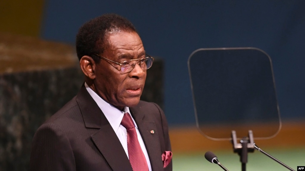 Teodoro Obiang Nguema Mbasogo, Presidente de Guinea Ecuatorial, Nueva York, 24 de septiembre de 2018.