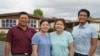 ๋Jiryuth Latthivongskorn, a DACA recipient from Thailand, poses with his family in Hayward, Calif.