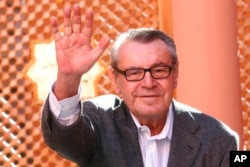 El checo Milos Forman, director de "Amadeus", presidente del jurado del séptimo Festival de Cine de Marrakesh. Marrakesh, Marruecos, 8-12-07.