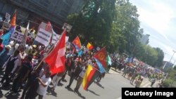 Eritreans Demonstation in Geneva
