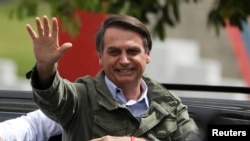 Perezida mushasha wa Bresil Jair Bolsonaro