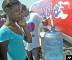 Water distribution in Haiti following the January 2010 earthquake