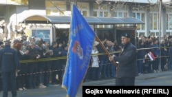 Bosnia and Herzegovina-- Ceremonial defile in Banjaluka, 9 January, 2019.