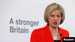 Menteri Dalam Negeri Inggris Theresa May. (Foto: dok.)