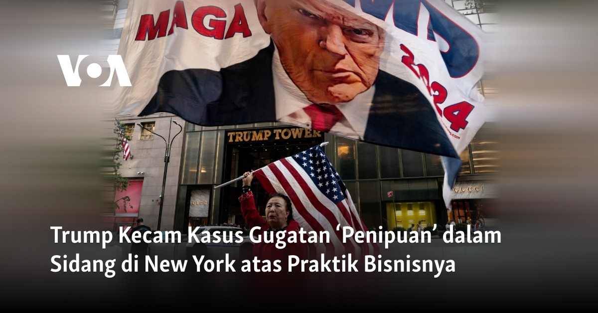 Trump Kecam Kasus Gugatan ‘Penipuan’ Dalam Sidang Di New York Atas ...