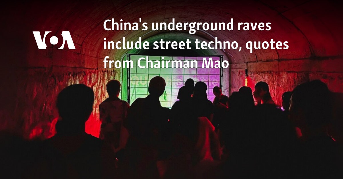 China’s underground raves include street techno, quotes from Chairman Mao