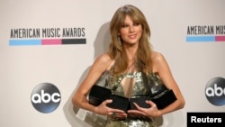 Taylor Swift ກັບລາງວັນ American Music Awards 