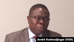 Ngueto Yambaye, ministre de l'Economie, de la Planification et du Développement, N'Djamena, 23 août 2017 (VOA /André Kodmadjingar)