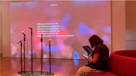 Songwriting room at Planet Word, Washington, DC.