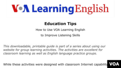 How to Use VOA Learning English to Improve Listening Skills