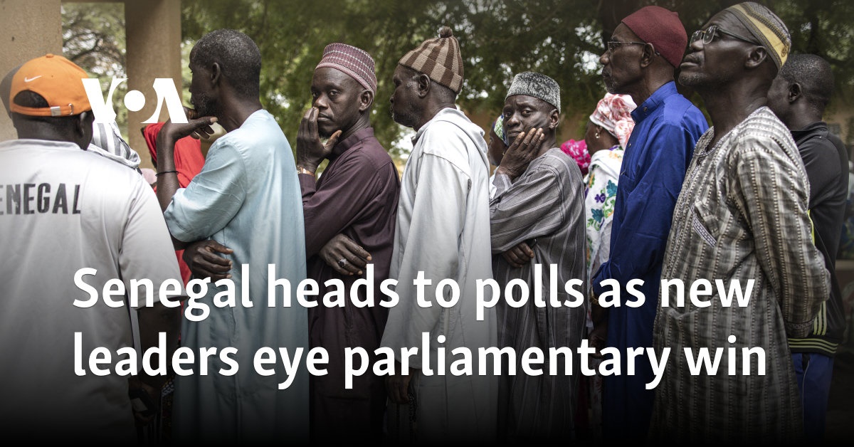 Senegal heads to polls as new leaders eye parliamentary win 