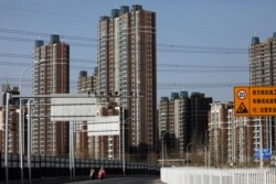 北京的一處居民區大樓（2021年1月13日）
