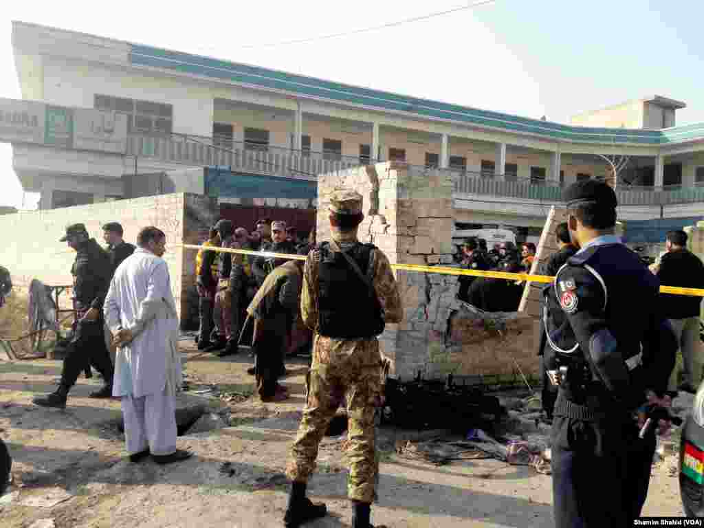 Pakistan Mardan NADRA Office Suicide Attack December 29, 2015