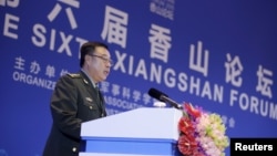 China's Central Military Commission Vice Chairman Fan Changlong said at the Xiangshan Forum that Beijing's building activities in the South China Sea will not affect freedom of navigation and it will never recklessly resort to use of force, in Beijing, Oc