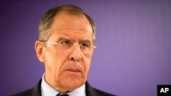 FILE - Russia's Foreign Minister Sergei Lavrov