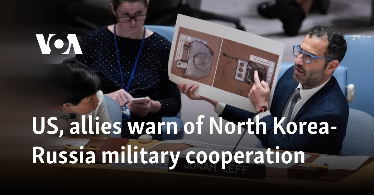 US, allies warn of North Korea-Russia military cooperation